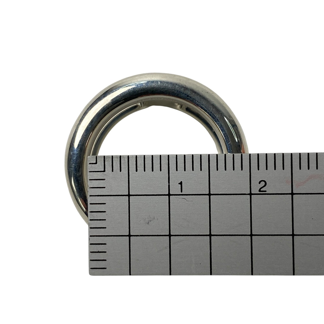 未使用 エルメス HERMES レディース オスモズリング PM Ag925 25BD 約14号