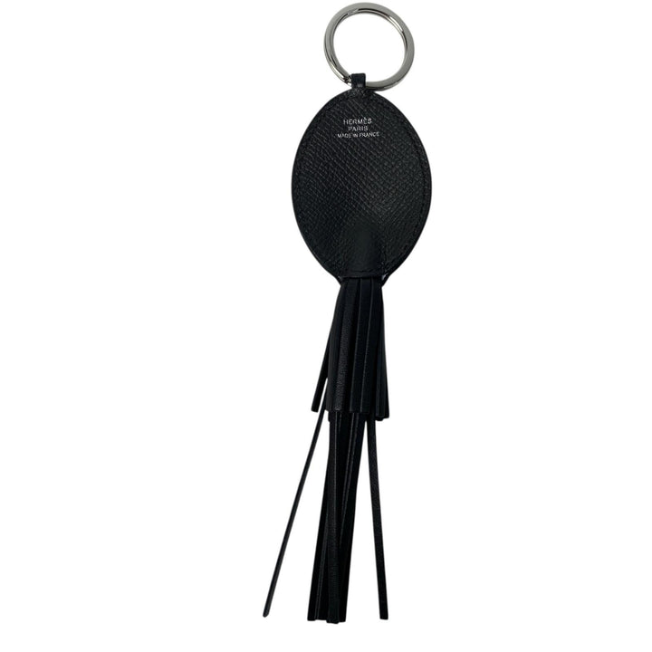 新品 エルメス HERMES プルプ チャーム タコ ブラック ノワール W刻印 レディース