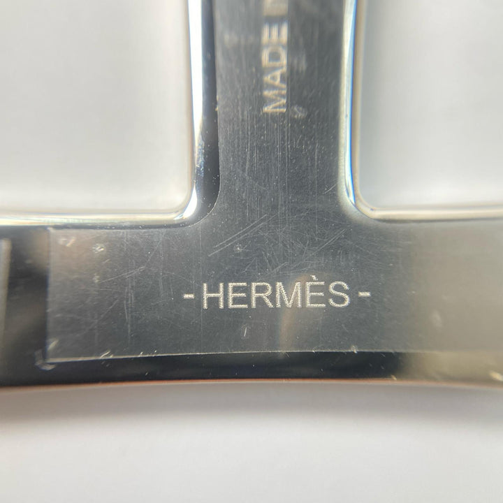 未使用　エルメス　HERMES 　シェーヌダンクル ブローチ　エプソン
