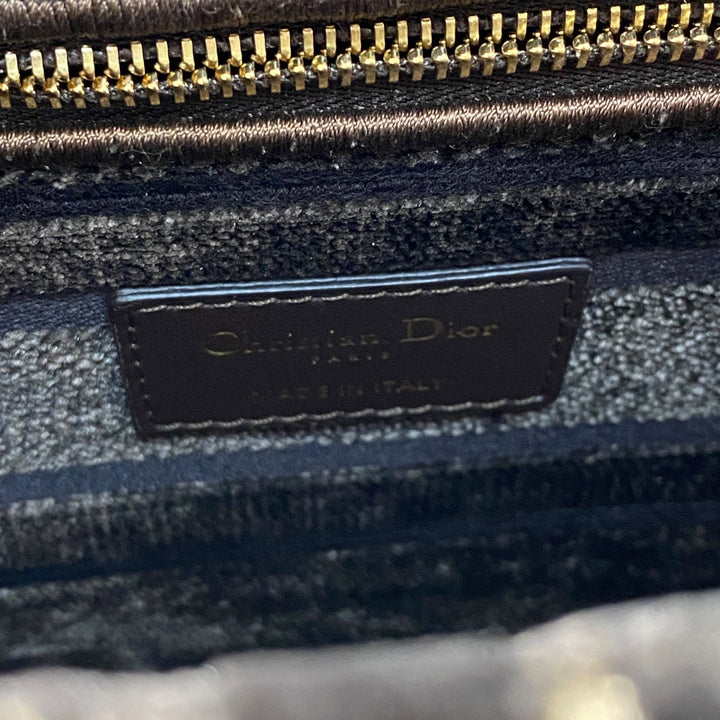 新品同様 ディオール DIOR レディース レディディオール ミディアム レオパード 2way ハンドバッグ ショルダーバッグ 斜めがけ クロスボディ