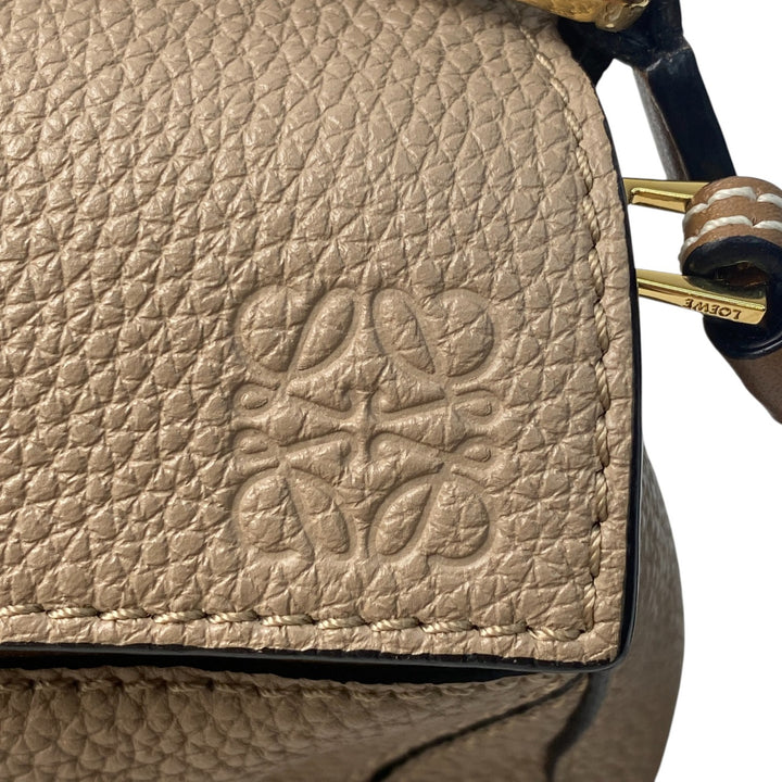 美品 ロエベ LOEWE レディース パズルバッグ ミニ 2way ショルダーバッグ ハンドバッグ A510U95X63