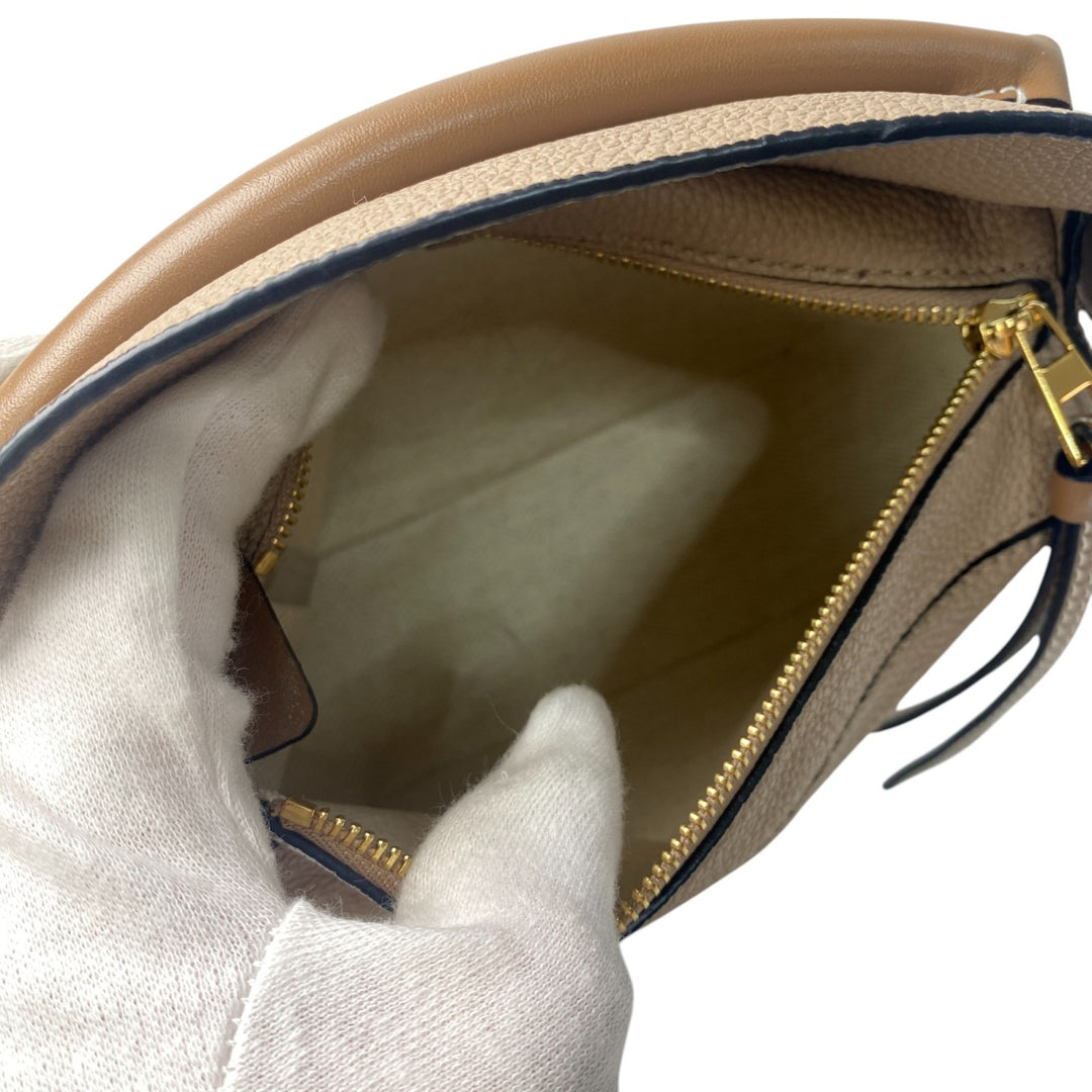 美品 ロエベ LOEWE レディース パズルバッグ ミニ 2way ショルダーバッグ ハンドバッグ A510U95X63