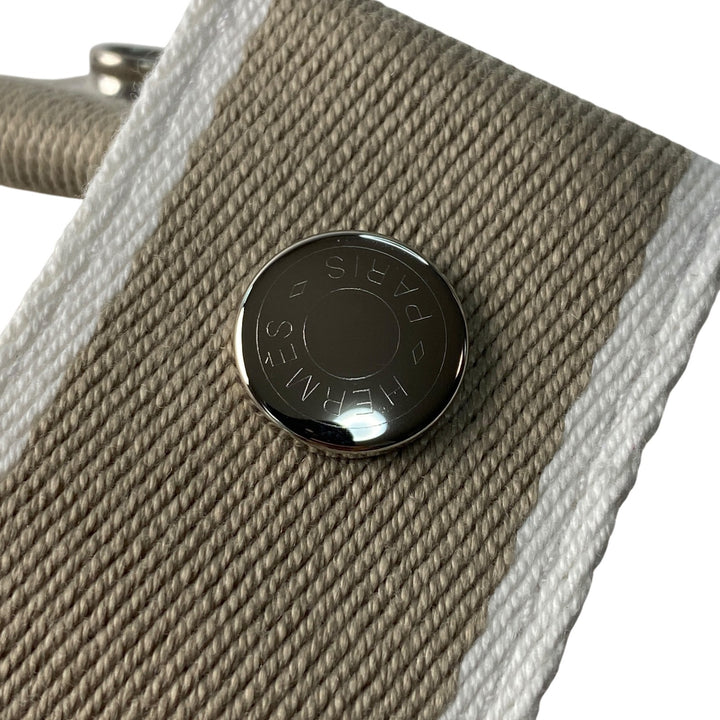 新品同様 エルメス HERMES レディース ブリッドアブラックPM ナチュラル ハンドバッグ