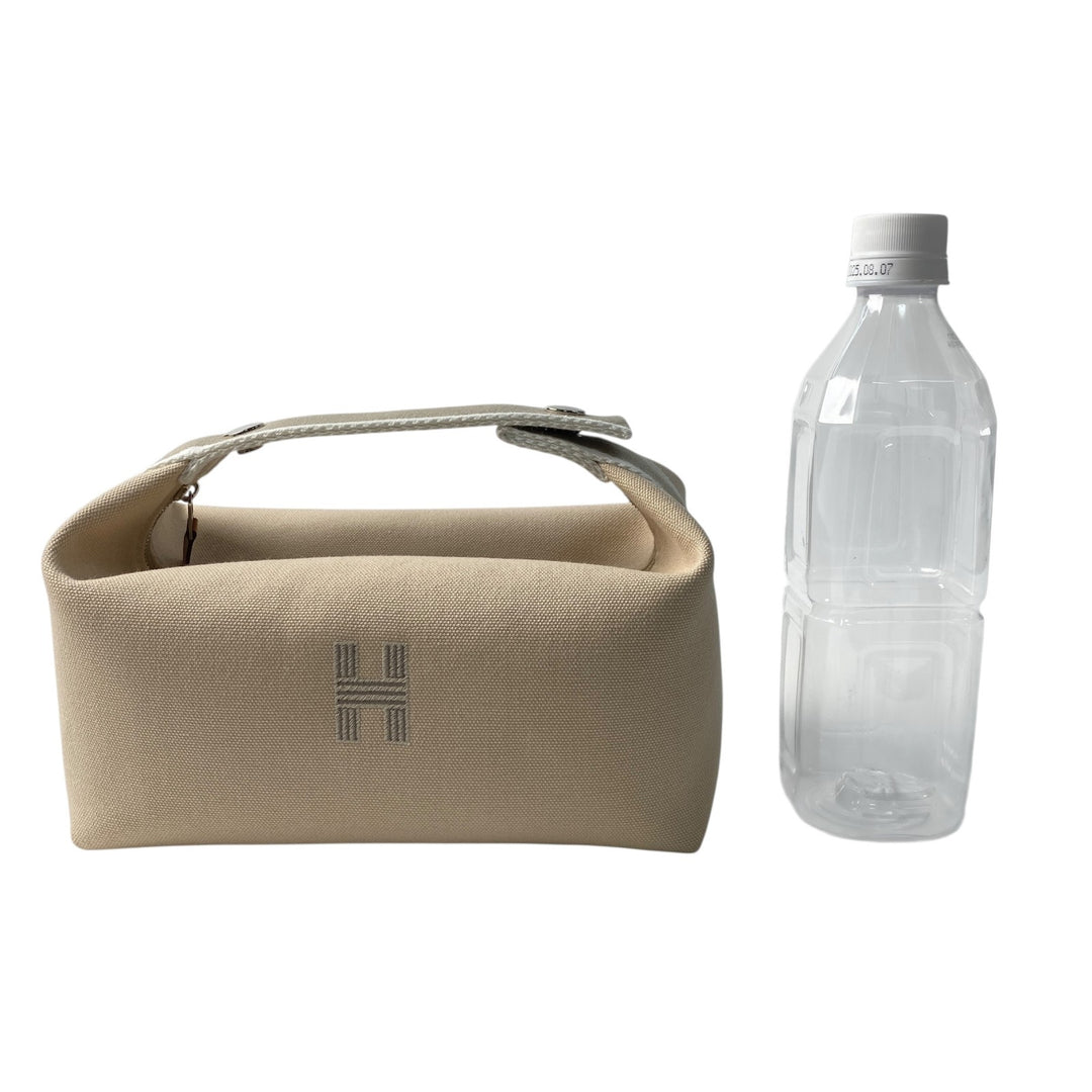 新品同様 エルメス HERMES レディース ブリッドアブラックPM ナチュラル ハンドバッグ