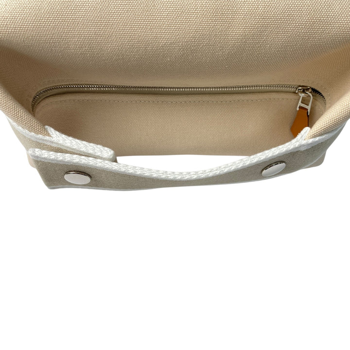 新品同様 エルメス HERMES レディース ブリッドアブラックPM ナチュラル ハンドバッグ