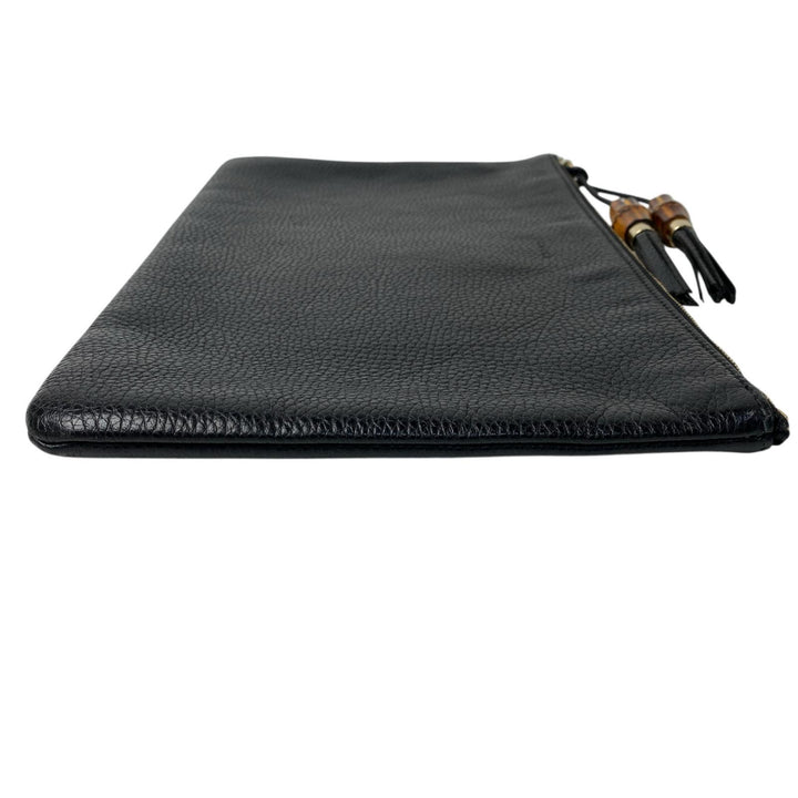 美品 グッチ GUCCI バンブー クラッチバッグ レディース