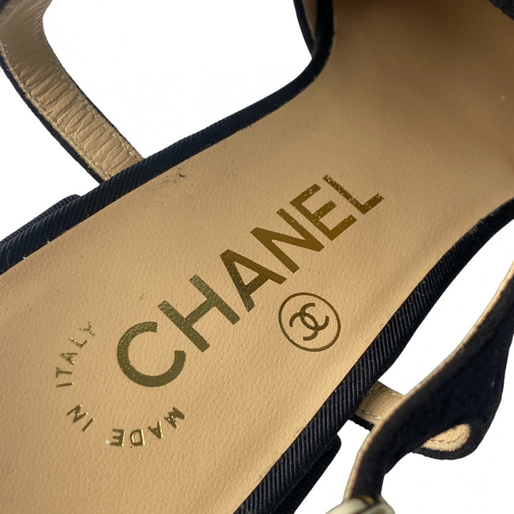 未使用 シャネル CHANEL レディース カメリア ココマーク パンプス G45307 37C