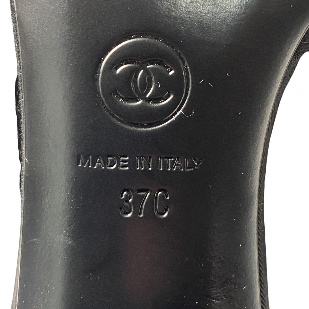 未使用 シャネル CHANEL レディース カメリア ココマーク パンプス G45307 37C