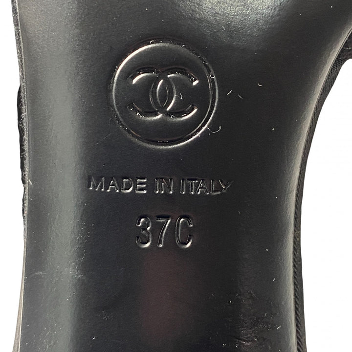 未使用 シャネル CHANEL レディース カメリア ココマーク パンプス G45307 37C