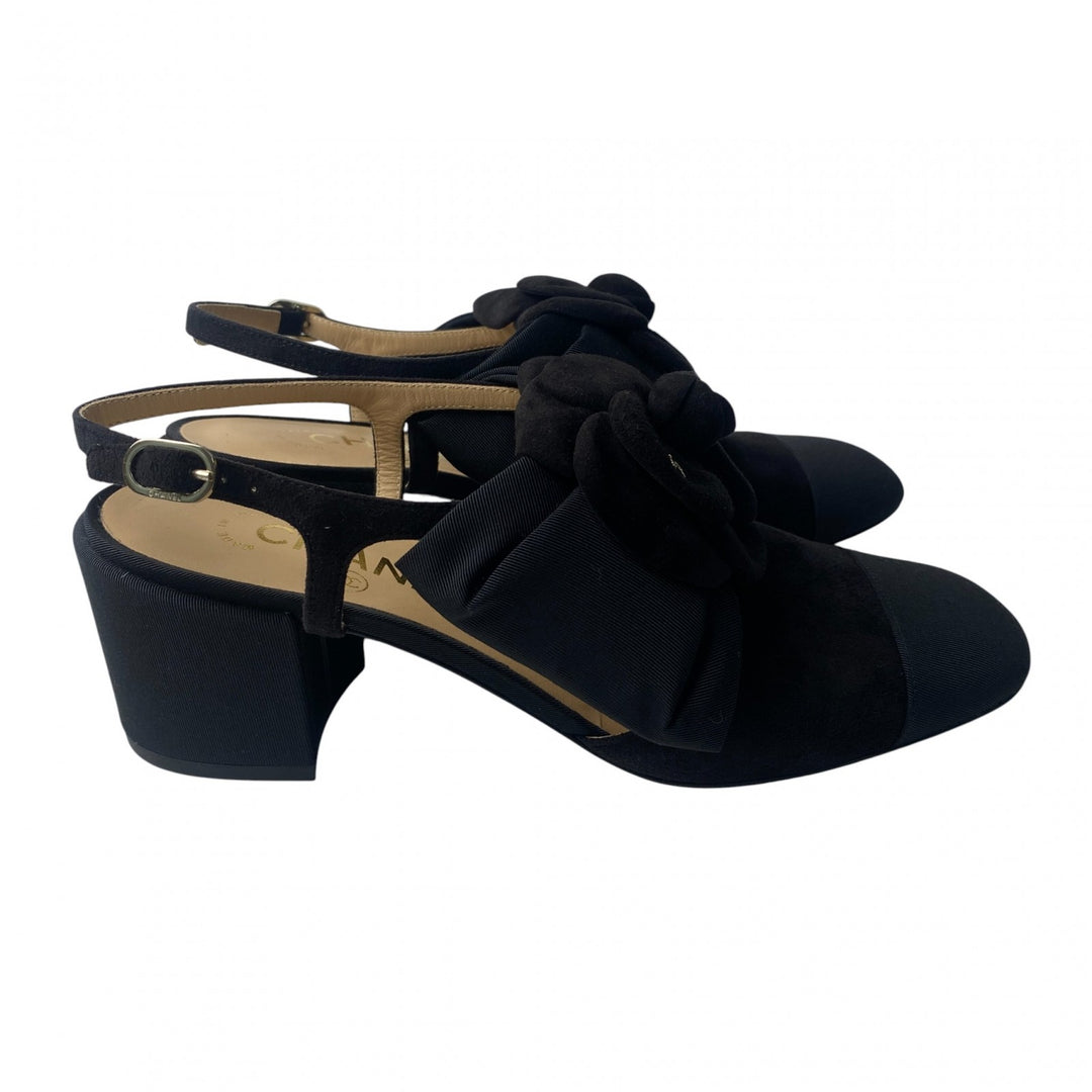 未使用 シャネル CHANEL レディース カメリア ココマーク パンプス G45307 37C