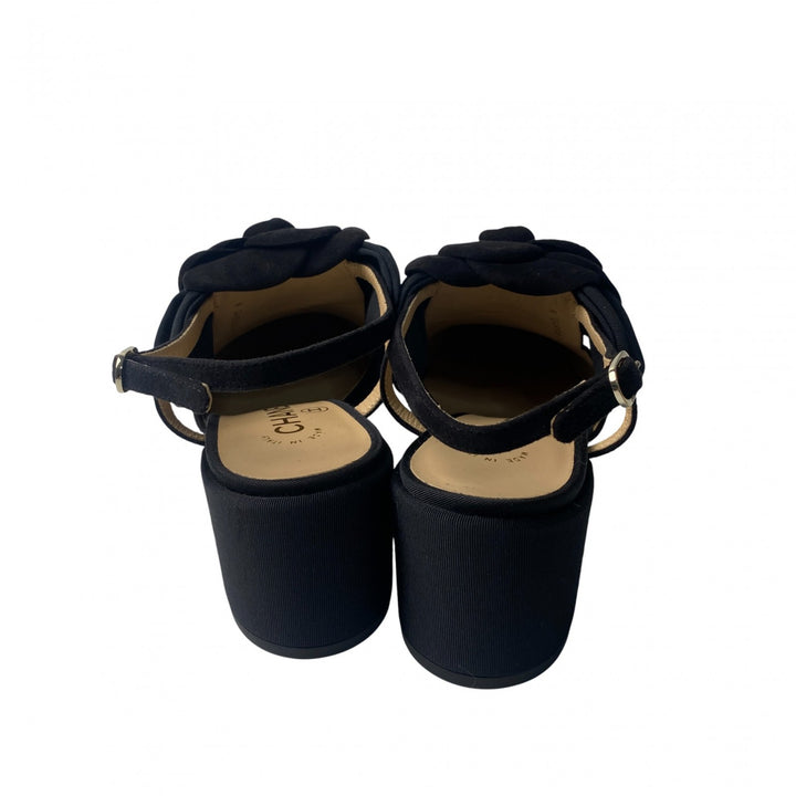 未使用 シャネル CHANEL レディース カメリア ココマーク パンプス G45307 37C