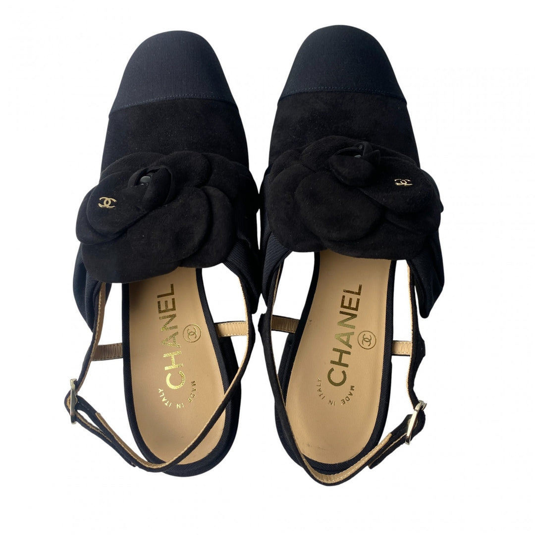 未使用 シャネル CHANEL レディース カメリア ココマーク パンプス G45307 37C