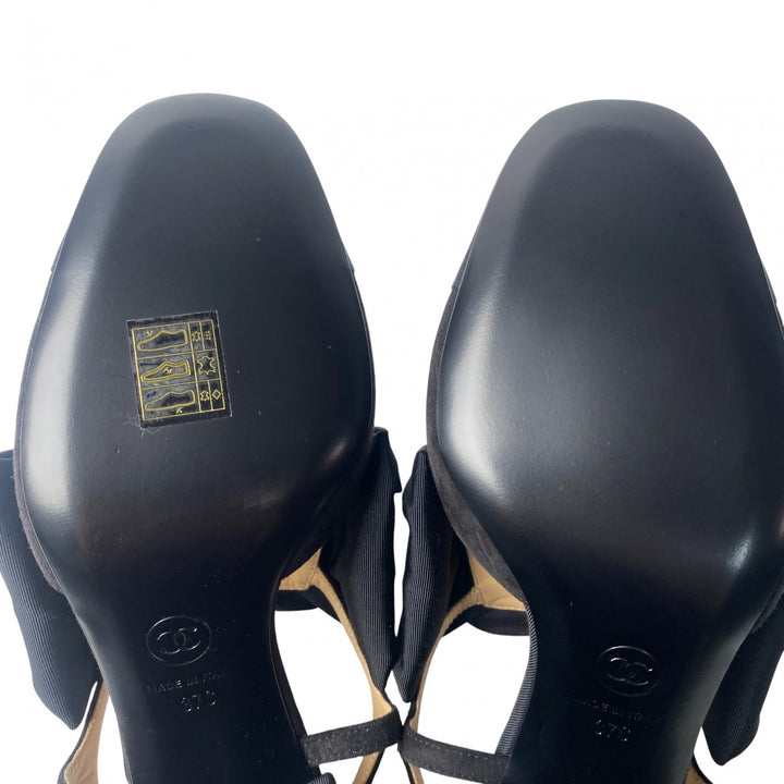 未使用 シャネル CHANEL レディース カメリア ココマーク パンプス G45307 37C