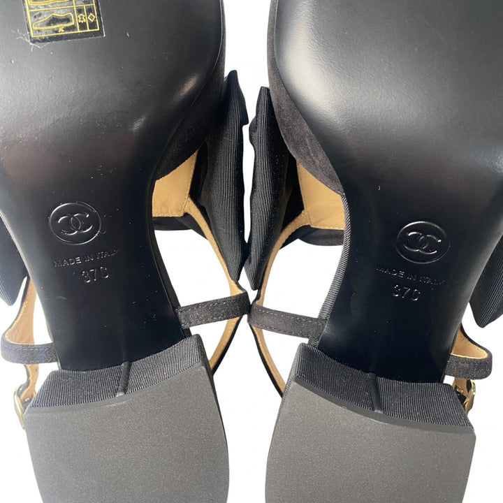 未使用 シャネル CHANEL レディース カメリア ココマーク パンプス G45307 37C