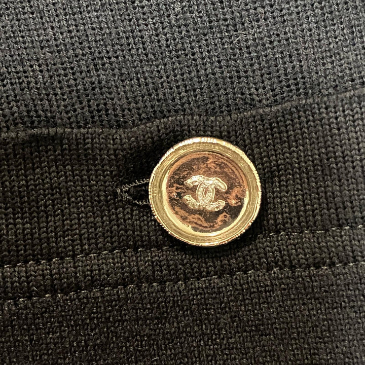 美品 シャネル CHANEL ココマークボタン ワンピース カシミヤ P78647 #36 レディース