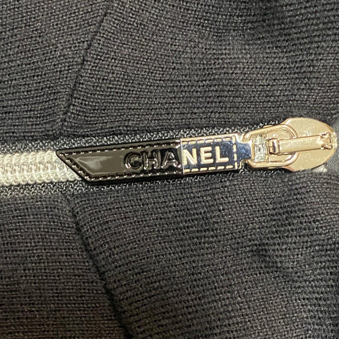 美品 シャネル CHANEL ココマークボタン ワンピース カシミヤ P78647 #36 レディース