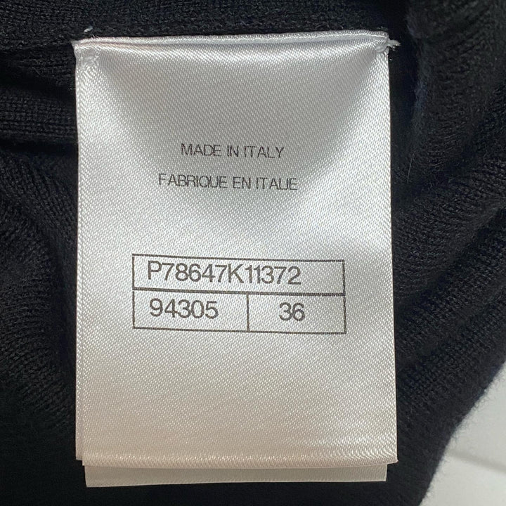 美品 シャネル CHANEL ココマークボタン ワンピース カシミヤ P78647 #36 レディース