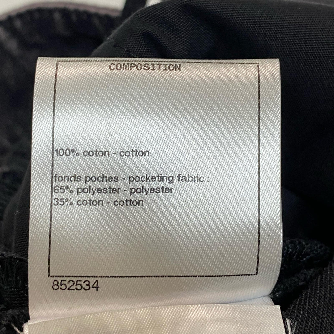 美品 シャネル CHANEL デニム ワイドパンツ 40 ココマーク P73404 レディース