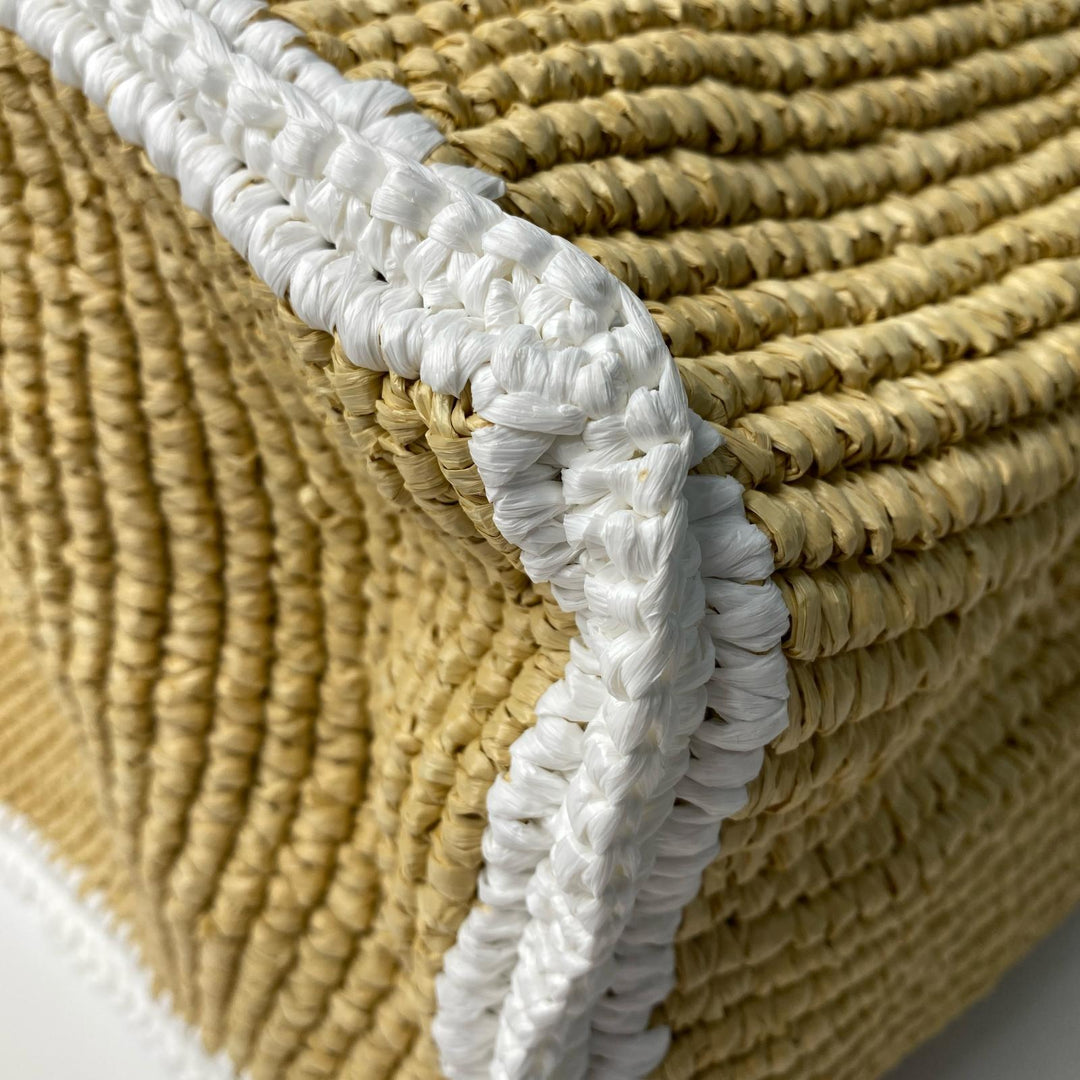 未使用 マルニ MARNI バスケット カゴバッグ トートバッグ ラフィア レディース