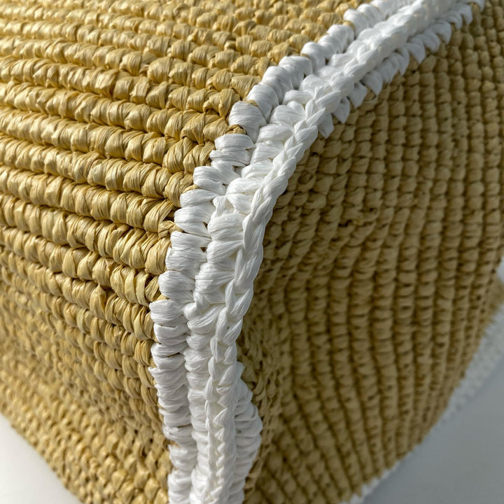 未使用 マルニ MARNI バスケット カゴバッグ トートバッグ ラフィア レディース