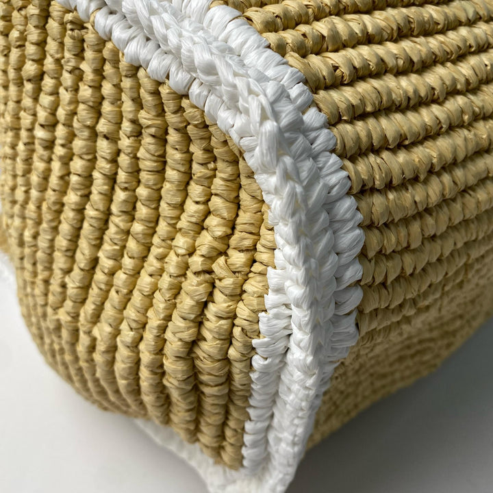 未使用 マルニ MARNI バスケット カゴバッグ トートバッグ ラフィア レディース