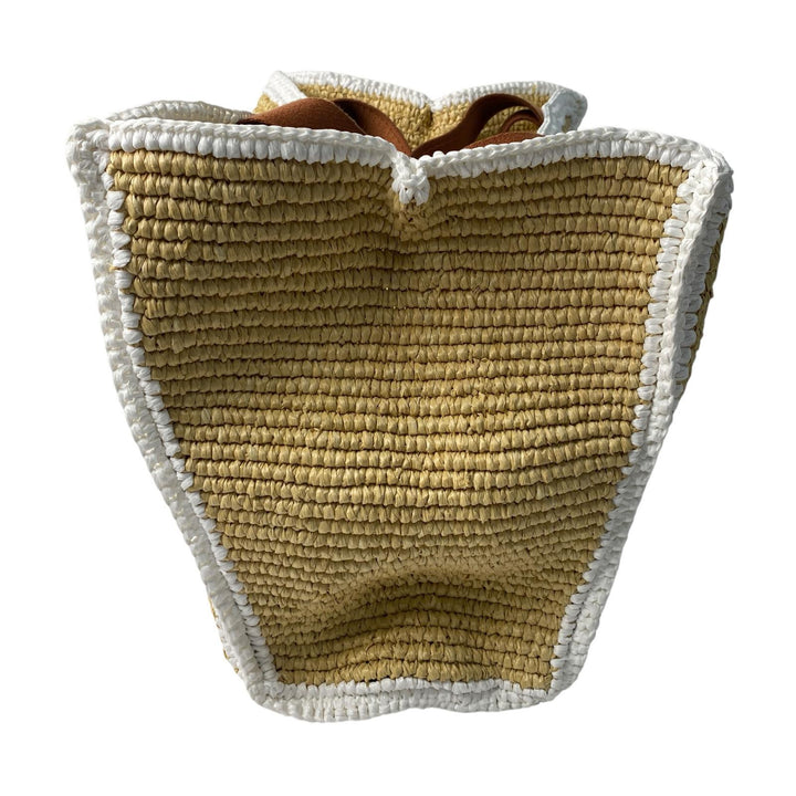 未使用 マルニ MARNI バスケット カゴバッグ トートバッグ ラフィア レディース