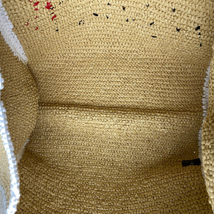 未使用 マルニ MARNI バスケット カゴバッグ トートバッグ ラフィア レディース