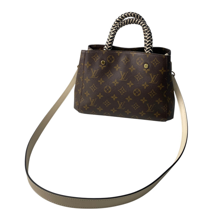 美品 ルイ ヴィトン LOUIS VUITTON レディース モンテーニュMM ショルダーバッグ ハンドバッグ モノグラム M45311 CA1200 斜めがけ クロスボディ