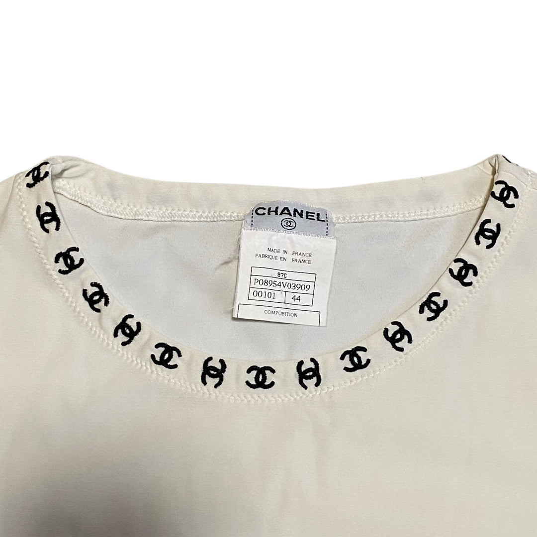 美品 シャネル CHANEL レディース ココマーク Tシャツ P08954V03909