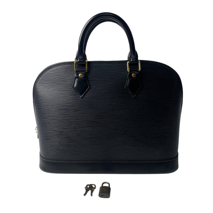 ルイヴィトン LOUIS VUITTON レディース エピ アルマ ハンドバッグ 鍵 カデナ付き M52142 MI0929