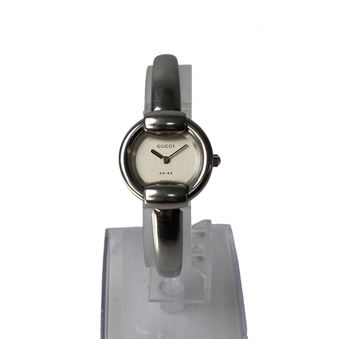 グッチ GUCCI レディース 1400L SS QZ シルバー文字盤