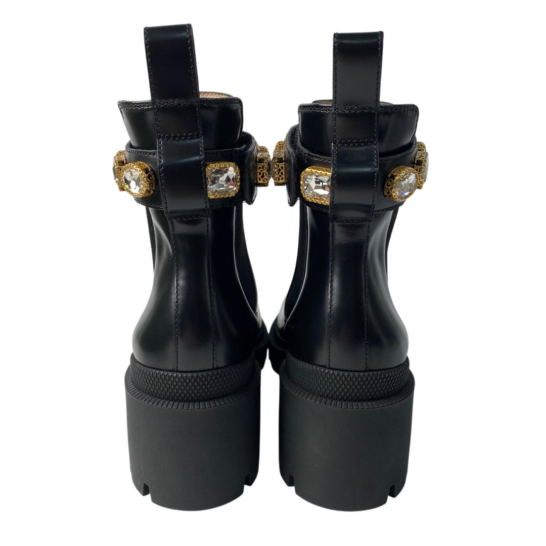未使用 グッチ GUCCI GGマーモント サイドゴアブーツ # 36.5 550036 レディース
