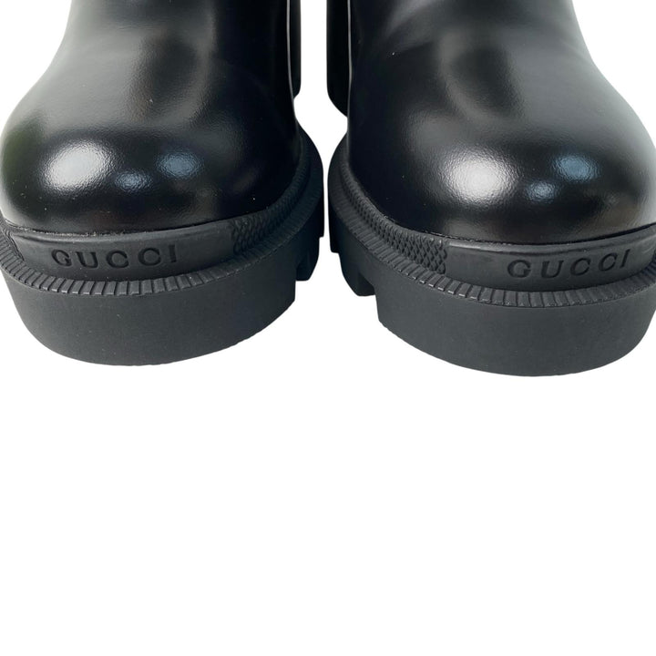 未使用 グッチ GUCCI GGマーモント サイドゴアブーツ # 36.5 550036 レディース