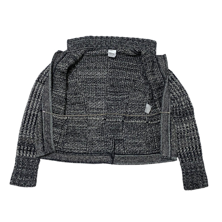 シャネル CHANEL カシミアニットチェーンビジュー カーディガン #36 P42041 レディース