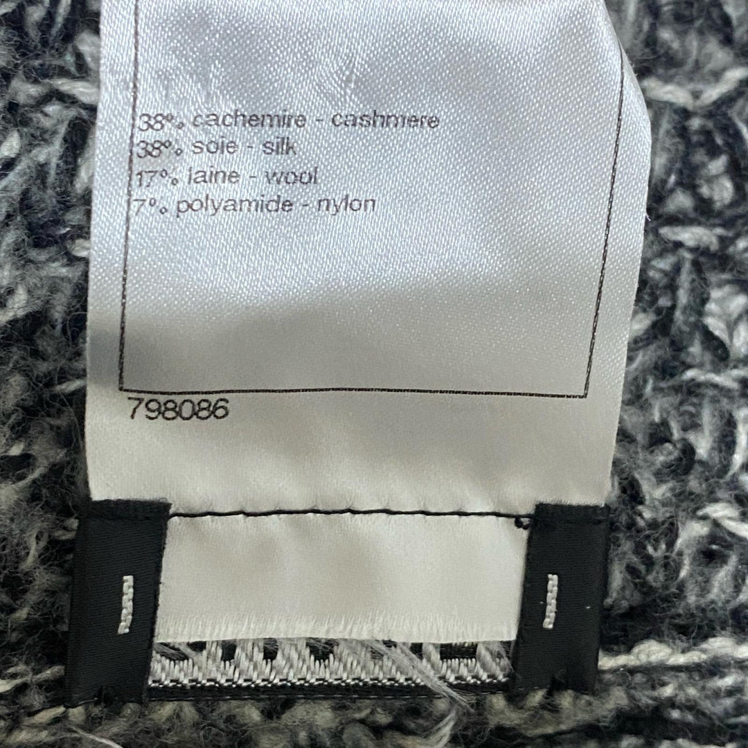 シャネル CHANEL カシミアニットチェーンビジュー カーディガン #36 P42041 レディース