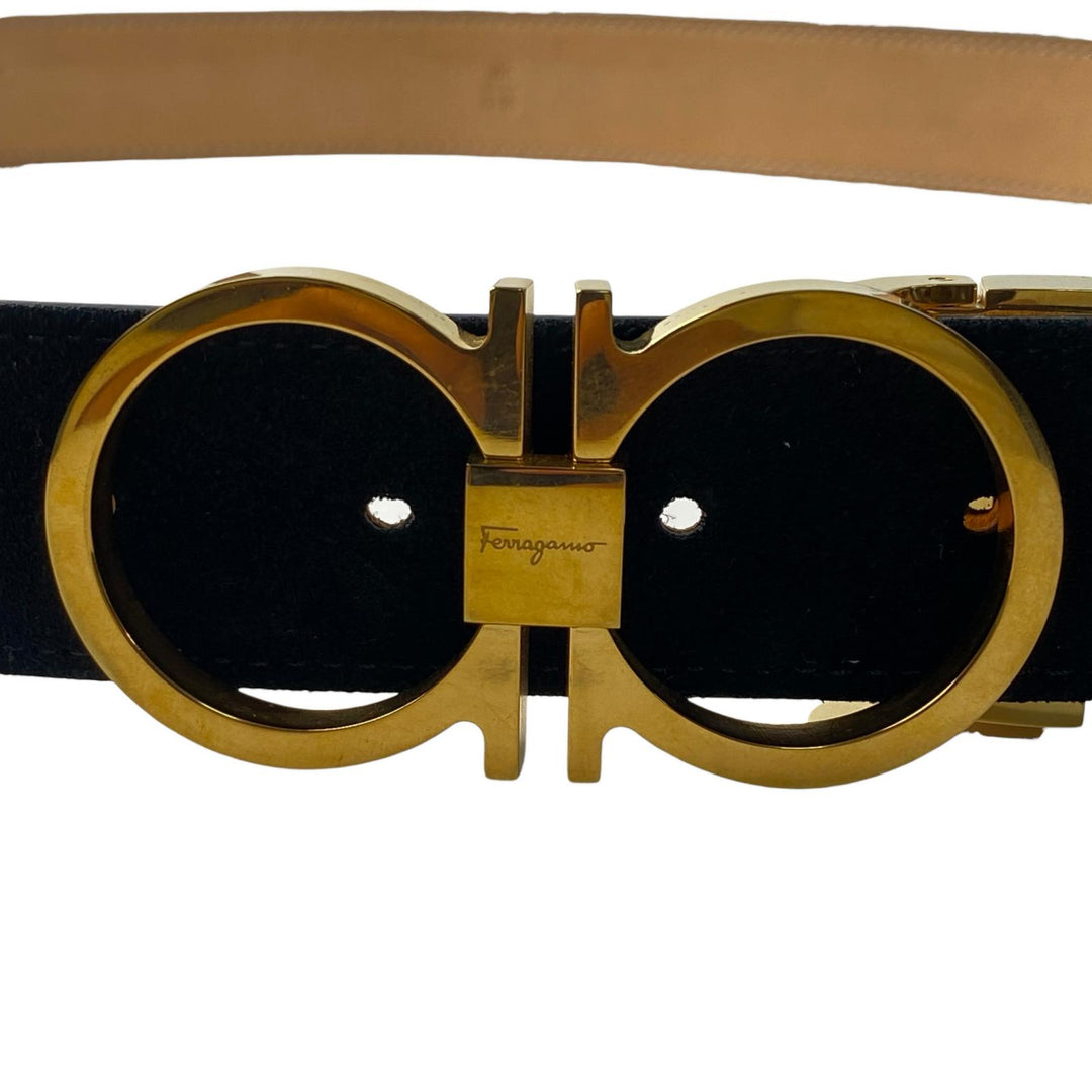 美品 サルヴァトーレフェラガモ Salvatore Ferragamo ガンチーニ ベルト #115 レディース
