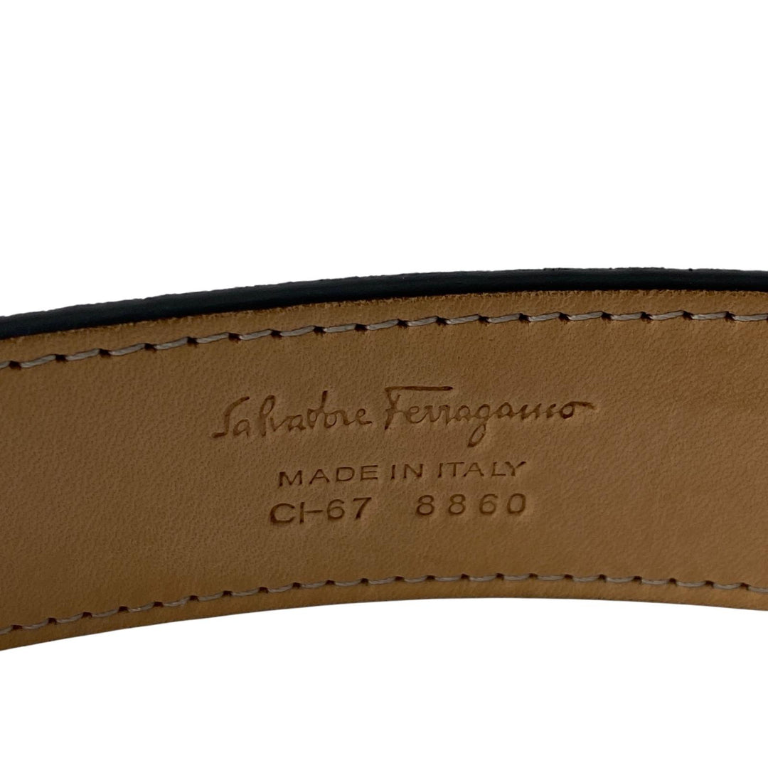 美品 サルヴァトーレフェラガモ Salvatore Ferragamo ガンチーニ ベルト #115 レディース