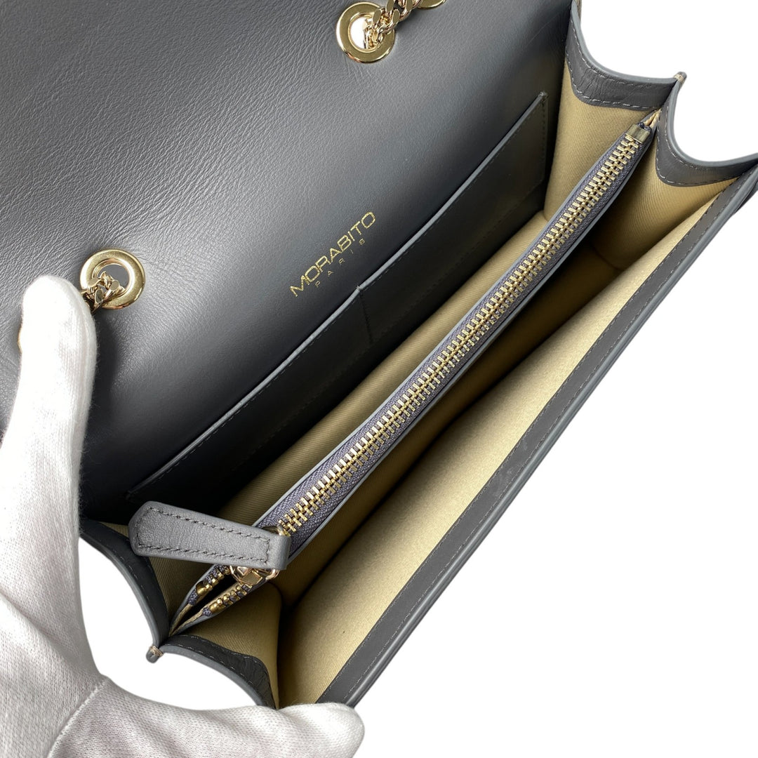 定価35万 未使用 モラビト MORABITO レディース テルトル サックチェーン ショルダーバッグ 斜めがけ クロスボディ