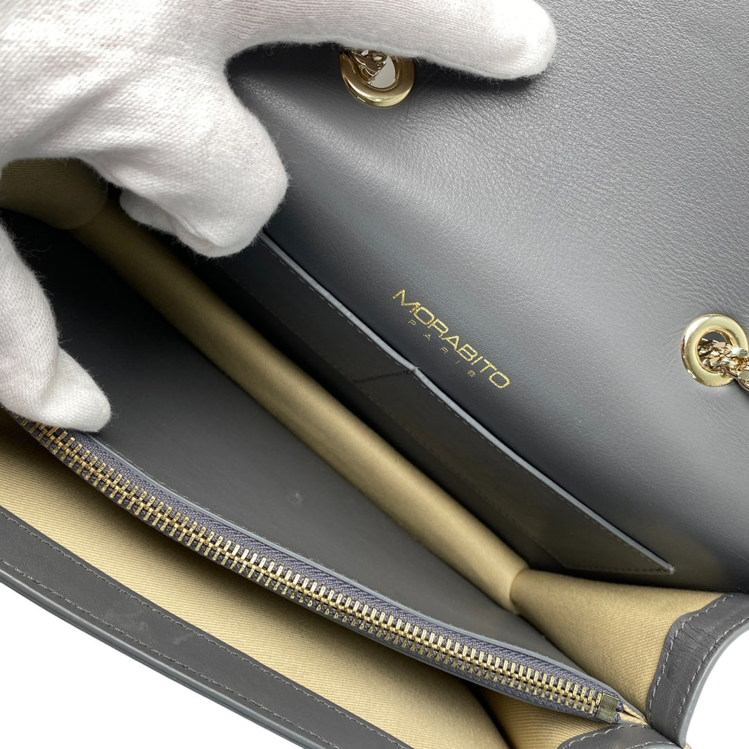 定価35万 未使用 モラビト MORABITO レディース テルトル サックチェーン ショルダーバッグ 斜めがけ クロスボディ