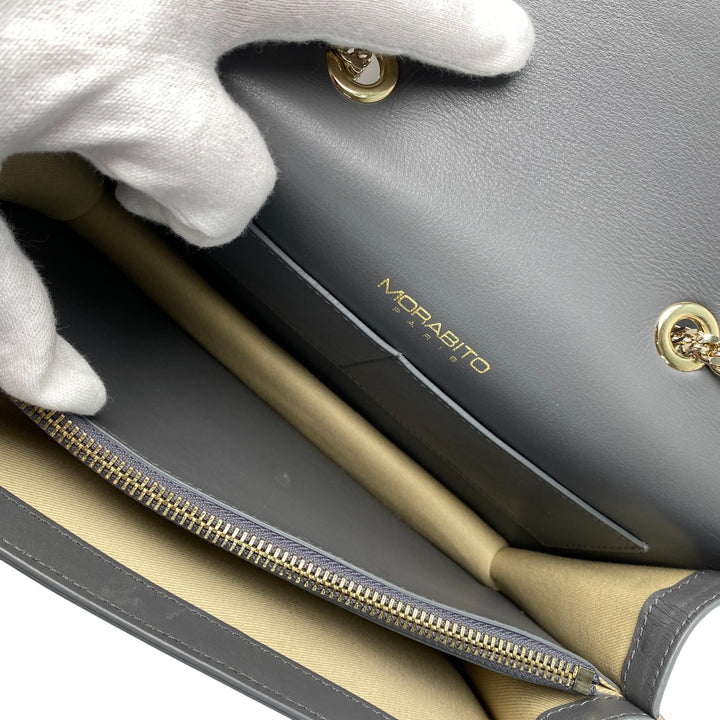 定価35万 未使用 モラビト MORABITO レディース テルトル サックチェーン ショルダーバッグ 斜めがけ クロスボディ