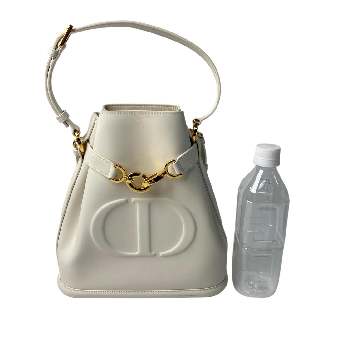 美品 ディオール dior セ ディオール CDエンボス DIOR ショルダーバッグ ハンドバッグ 2way 斜めがけ クロスボディ レディース