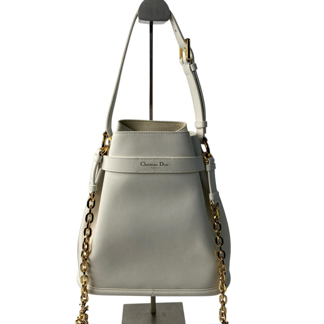 美品 ディオール dior セ ディオール CDエンボス DIOR ショルダーバッグ ハンドバッグ 2way 斜めがけ クロスボディ レディース