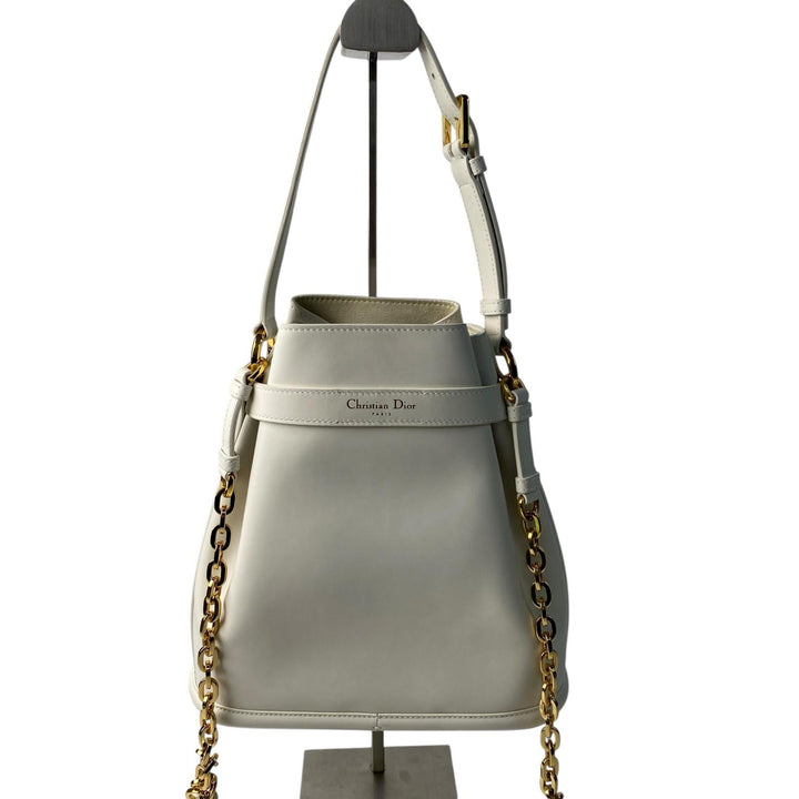 美品 ディオール dior セ ディオール CDエンボス DIOR ショルダーバッグ ハンドバッグ 2way 斜めがけ クロスボディ レディース