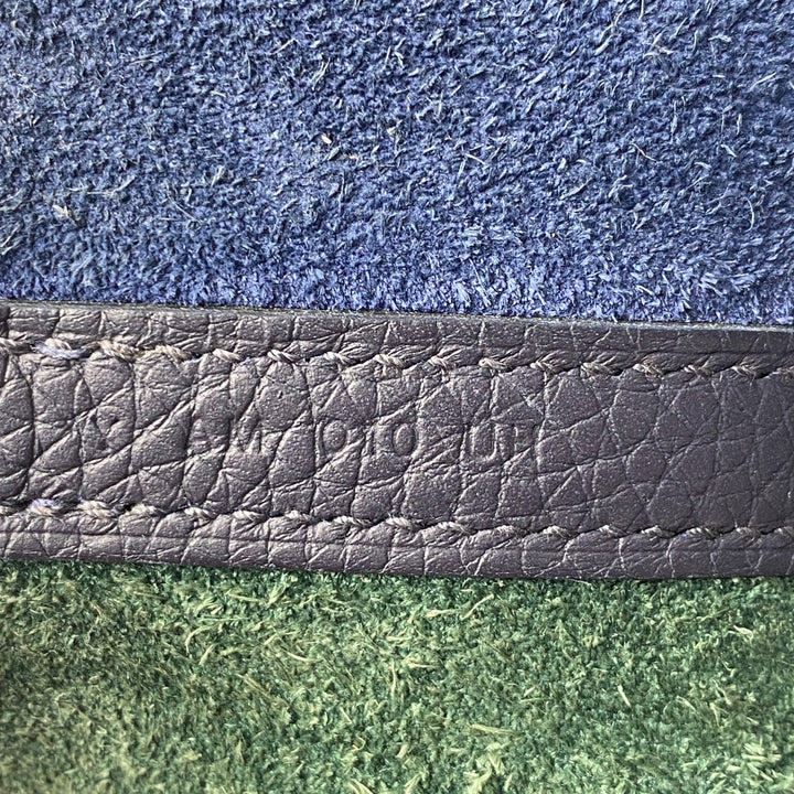 エルメス HERMES レディース ピコタンロック MM ブルーニュイ・ヴェールシプレ カザック Y刻印 ゴールド金具 トリヨン ハンドバッグ