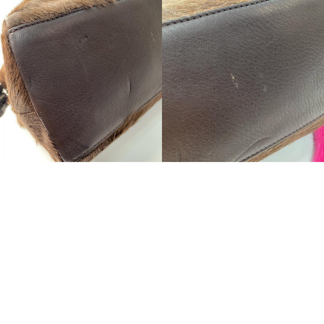 定価45万 フェンディ FENDI バイザウェイ スモール ガゼルファー ショルダーバッグ 斜めがけ クロスボディ レディース