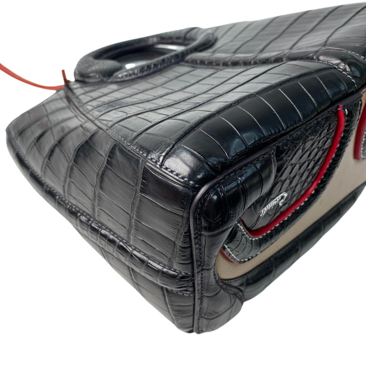 未使用 チビナイル Civinile レディース 2way マットクロコ ショルダーバッグ ハンドバッグ