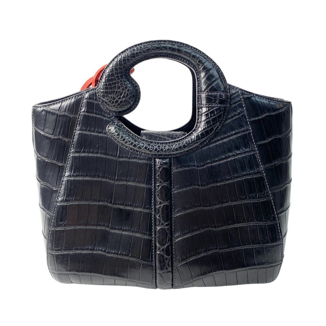 未使用 チビナイル Civinile レディース 2way マットクロコ ショルダーバッグ ハンドバッグ