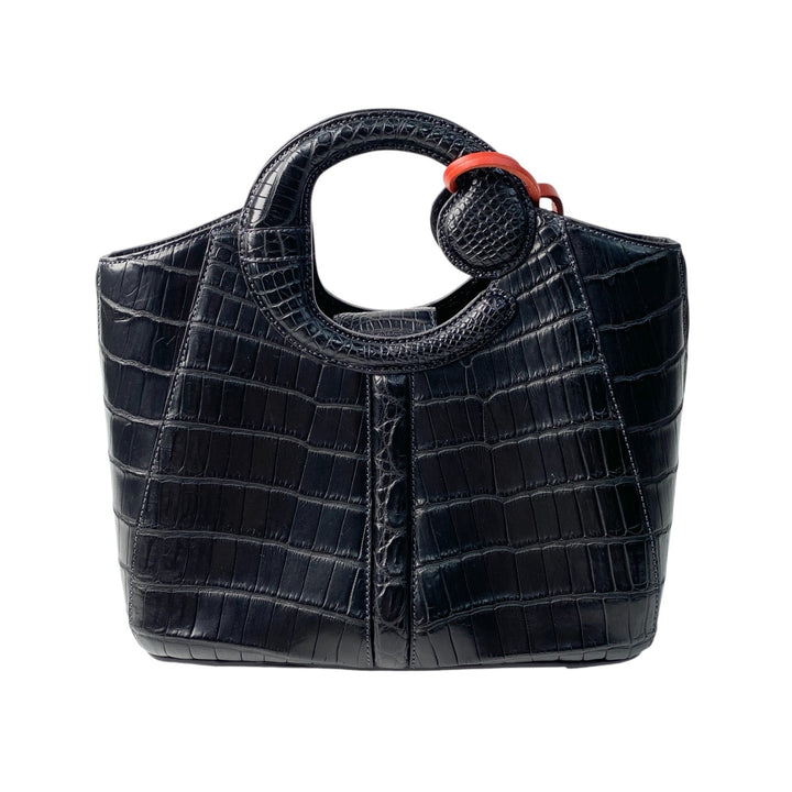 未使用 チビナイル Civinile レディース 2way マットクロコ ショルダーバッグ ハンドバッグ