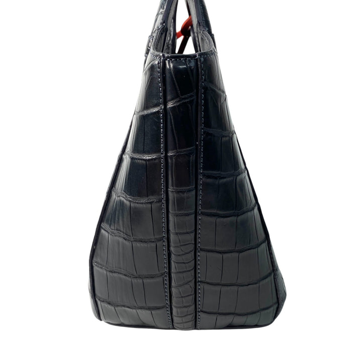 未使用 チビナイル Civinile レディース 2way マットクロコ ショルダーバッグ ハンドバッグ