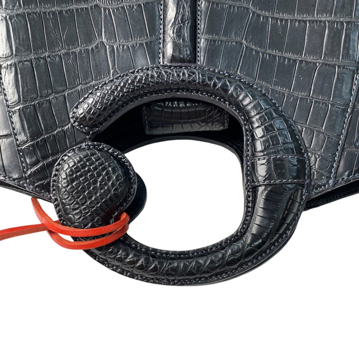 未使用 チビナイル Civinile レディース 2way マットクロコ ショルダーバッグ ハンドバッグ